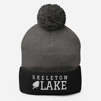 Skeleton/LAKE 21 Pom-Pom Toque