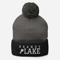 Brandy/LAKE 21 Pom-Pom Toque