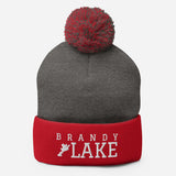Brandy/LAKE 21 Pom-Pom Toque