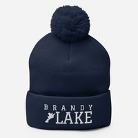 Brandy/LAKE 21 Pom-Pom Toque